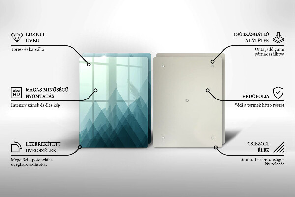 Herdabdeckung Abstrakte Berge