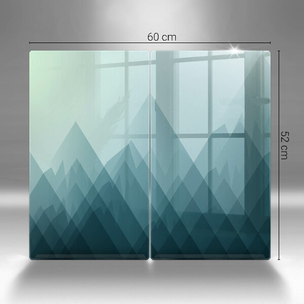 Herdabdeckung Abstrakte Berge