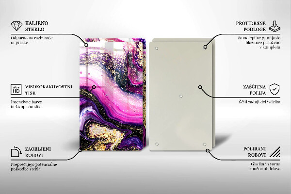 Herdabdeckung Abstraktes Design Gold