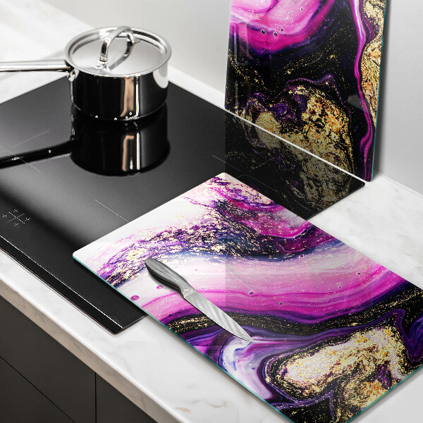 Herdabdeckung Abstraktes Design Gold