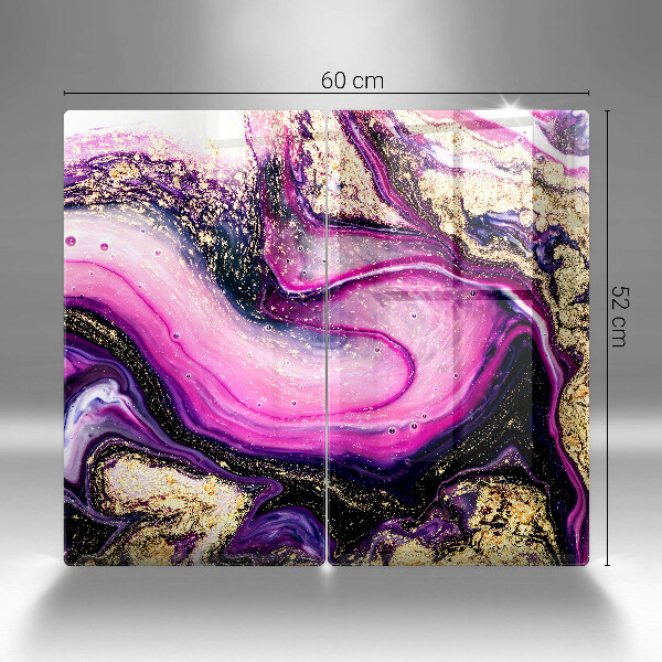 Herdabdeckung Abstraktes Design Gold