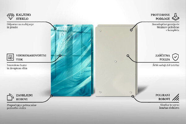 Herdabdeckung Zarte Federn