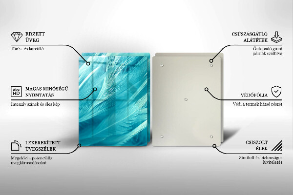 Herdabdeckung Zarte Federn