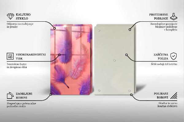 Herdabdeckung Flauschige Federn