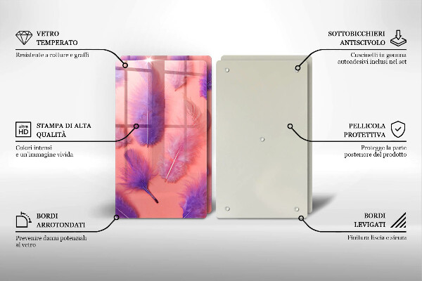 Herdabdeckung Flauschige Federn