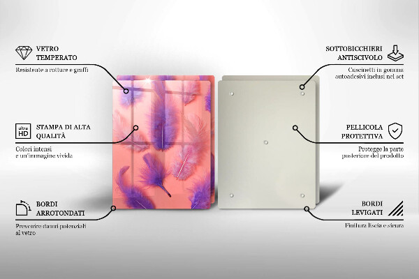 Herdabdeckung Flauschige Federn