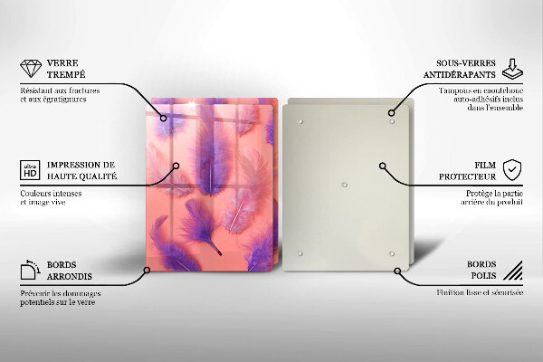 Herdabdeckung Flauschige Federn