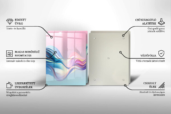 Herdabdeckung Pastellabstraktion