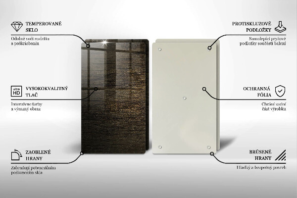 Herdabdeckung Textur der Holzrinde