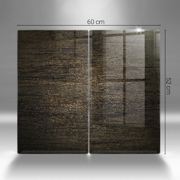 Herdabdeckung Textur der Holzrinde