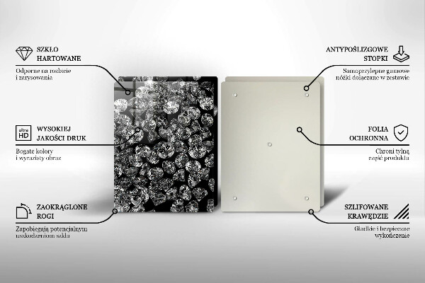 Herdabdeckung Diamanten Diamanten