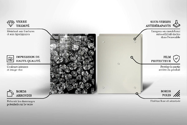 Herdabdeckung Diamanten Diamanten