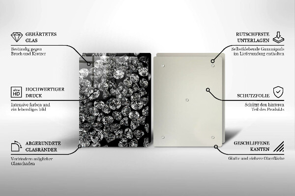 Herdabdeckung Diamanten Diamanten