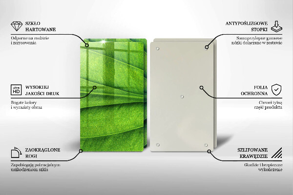 Herdabdeckung Naturaderblatt