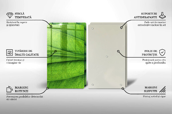 Herdabdeckung Naturaderblatt