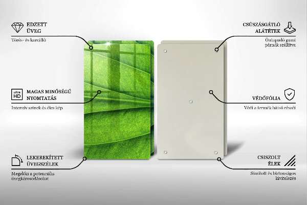 Herdabdeckung Naturaderblatt