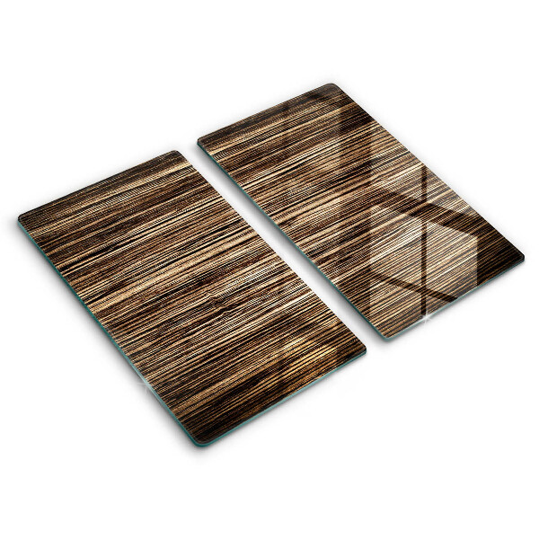Herdabdeckung Holzstruktur