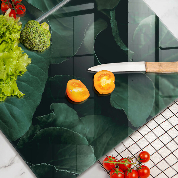 Herdabdeckung Wilde dunkle Blätter