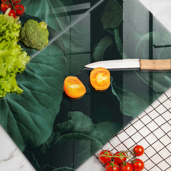 Herdabdeckung Wilde dunkle Blätter