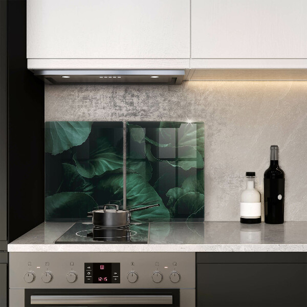 Herdabdeckung Wilde dunkle Blätter