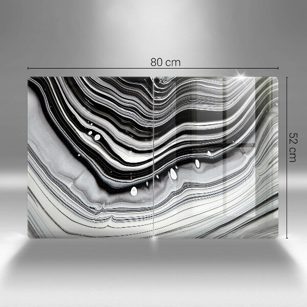 Herdabdeckung Tintenabstraktion