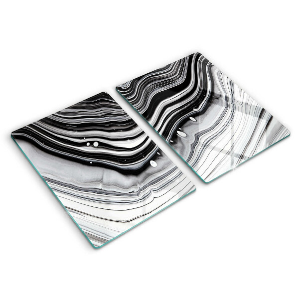 Herdabdeckung Tintenabstraktion