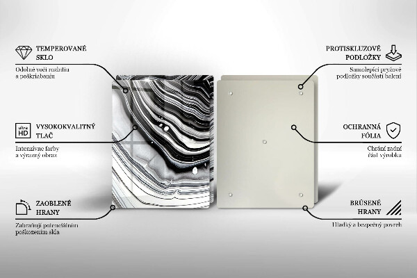 Herdabdeckung Tintenabstraktion