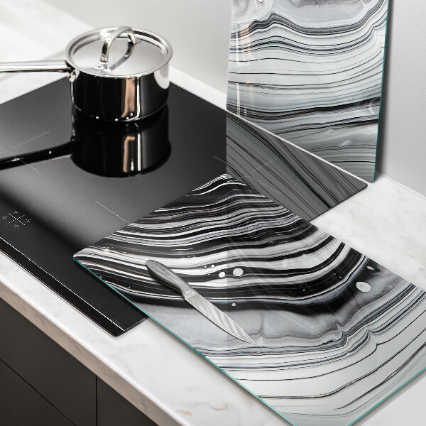 Herdabdeckung Tintenabstraktion