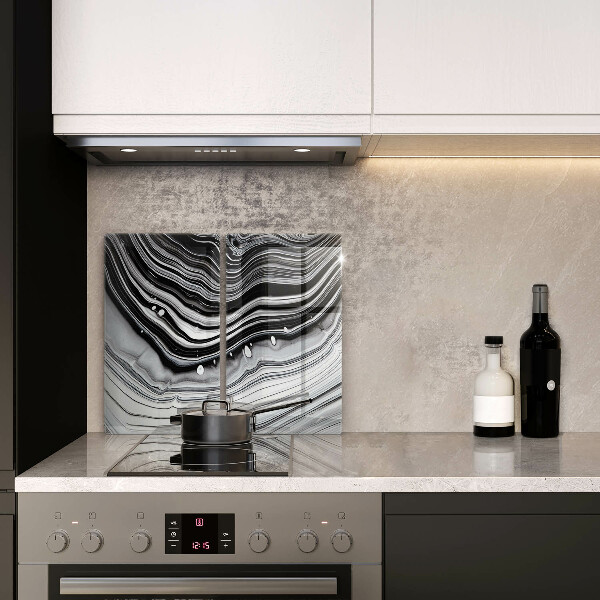 Herdabdeckung Tintenabstraktion