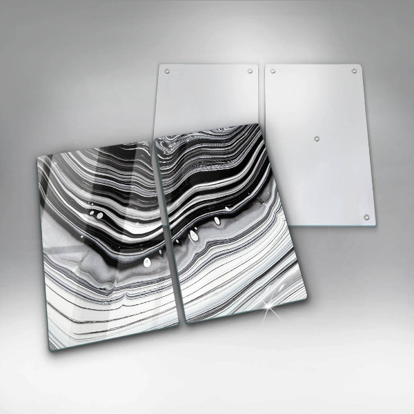 Herdabdeckung Tintenabstraktion