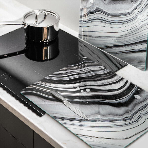 Herdabdeckung Tintenabstraktion