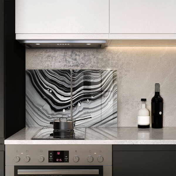 Herdabdeckung Tintenabstraktion