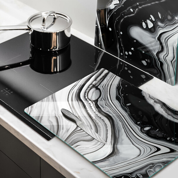 Herdabdeckung Tintenabstraktion