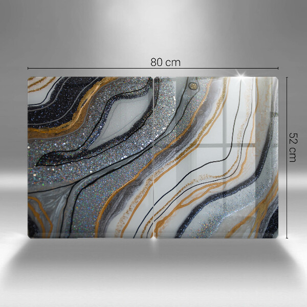 Herdabdeckung Rock mit Gold