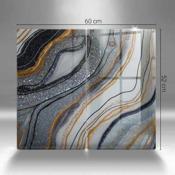 Herdabdeckung Rock mit Gold