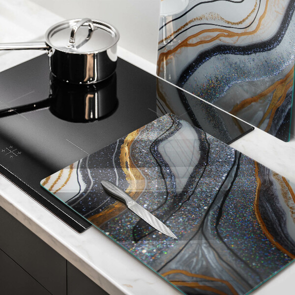 Herdabdeckung Rock mit Gold