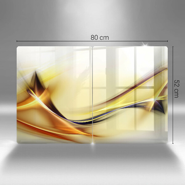 Herdabdeckung Abstrakte Lichtlinien