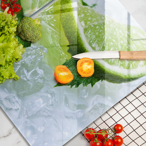 Herdabdeckung Limette Minze und Eis