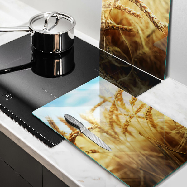 Herdabdeckung Getreideähren auf dem Feld