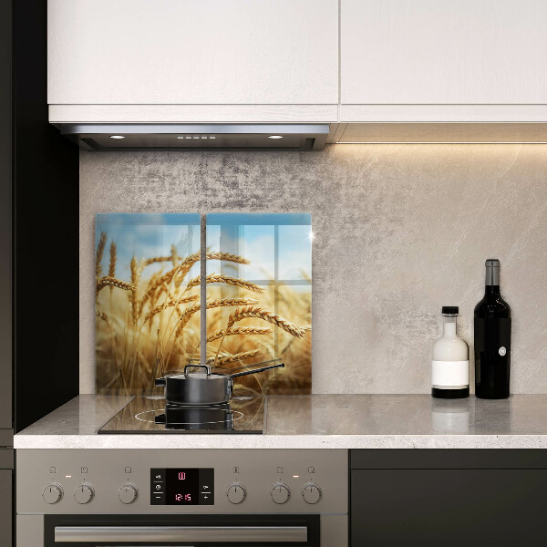 Herdabdeckung Getreideähren auf dem Feld