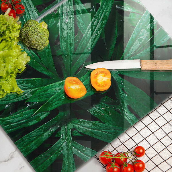 Herdabdeckung Pflanzenblätter