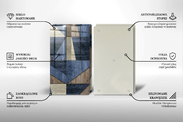 Herdabdeckung Geometrische Abstraktion