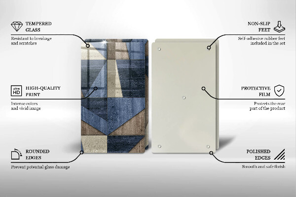 Herdabdeckung Geometrische Abstraktion