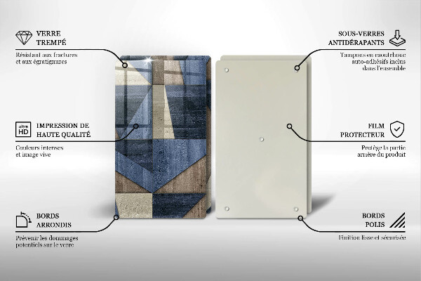 Herdabdeckung Geometrische Abstraktion