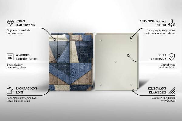 Herdabdeckung Geometrische Abstraktion