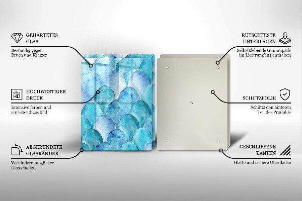 Herdabdeckung Aquarellskalen