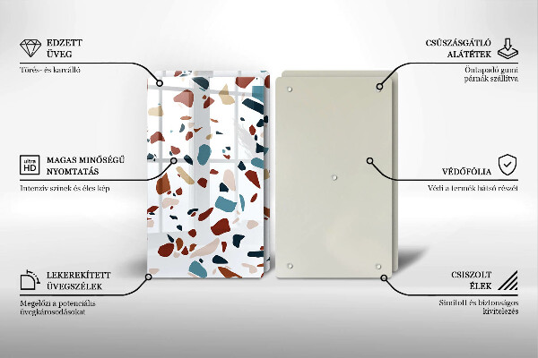 Herdabdeckung Dekorativer Stein