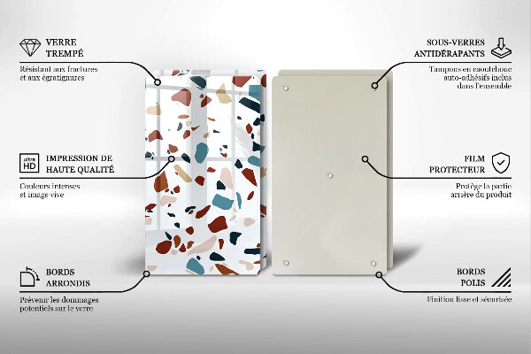 Herdabdeckung Dekorativer Stein