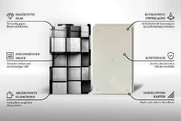 Herdabdeckung 3D-Geometriehintergrund