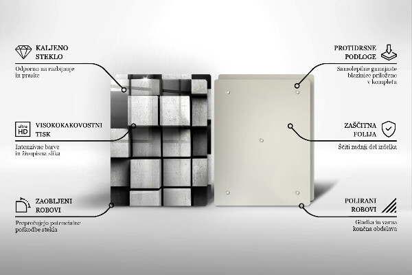 Herdabdeckung 3D-Geometriehintergrund